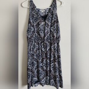 Maurices Navy Blue Floral Dress